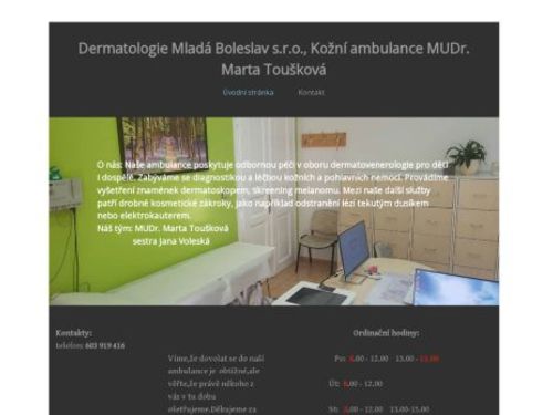 Kožní ambulance - MUDr. Marta Toušková