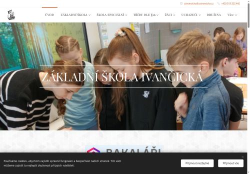 Zobrazit webové stránky ZŠ Ivančická