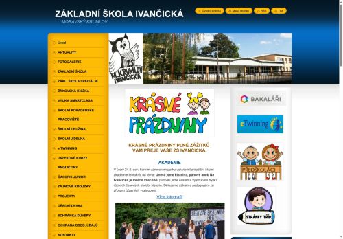 Zobrazit webové stránky ZŠ Ivančická
