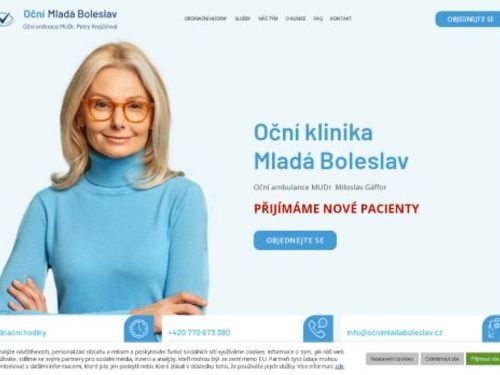 Oční klinika - MUDr. Petra Krejčířová, MUDr. Miloslav Gáffor, MUDr. Zbyněk Bittner