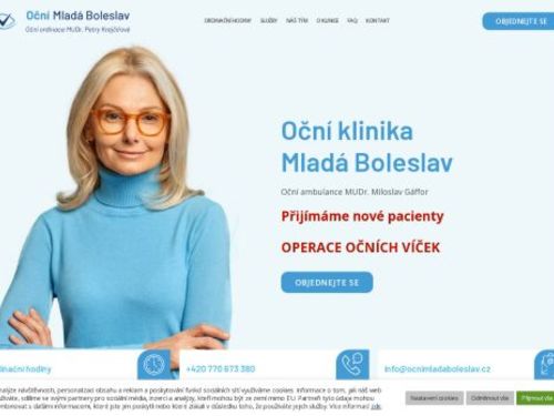 Oční klinika - MUDr. Petra Krejčířová, MUDr. Miloslav Gáffor, MUDr. Zbyněk Bittner