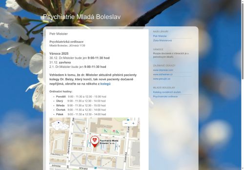 Zobrazit webové stránky Psychiatrie Mladá Boleslav - MUDr. Petr Mistoler