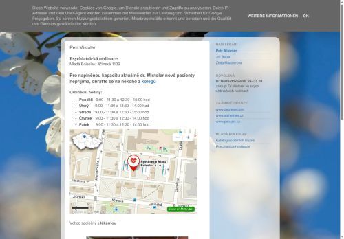 Zobrazit webové stránky Psychiatrie Mladá Boleslav - MUDr. Petr Mistoler