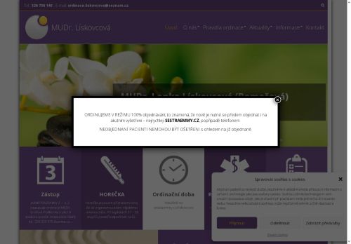 Zobrazit webové stránky Praktický lékař pro dospělé - MUDr. Lenka Lískovcová