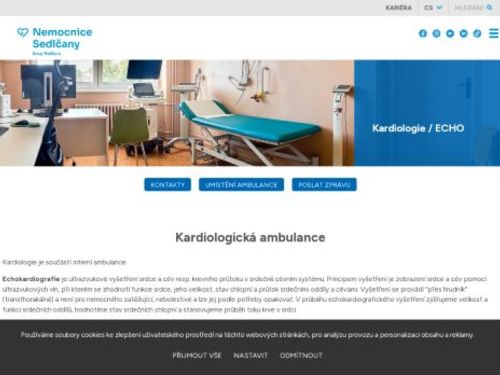 Echokardiografie - Nemocnice Sedlčany