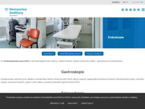 Endoskopická ambulance - Nemocnice Sedlčany