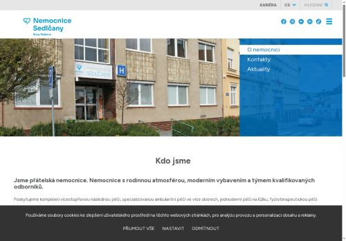Zobrazit webové stránky Nemocnice Sedlčany