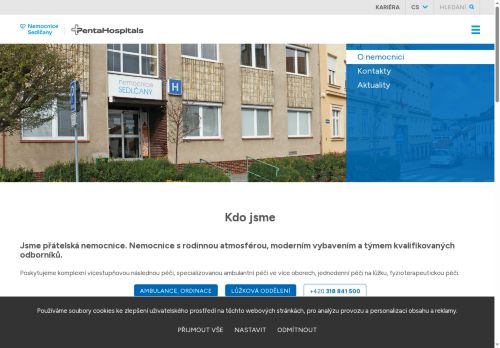 Zobrazit webové stránky Nemocnice Sedlčany