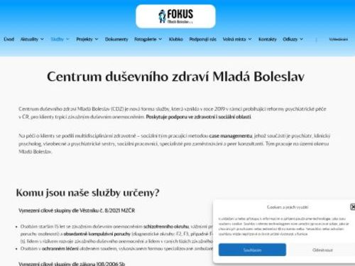Centrum duševního zdraví Mladá Boleslav - FOKUS Mladá Boleslav z.s.