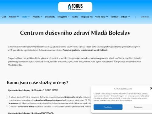 Centrum duševního zdraví Mladá Boleslav - FOKUS Mladá Boleslav z.s.