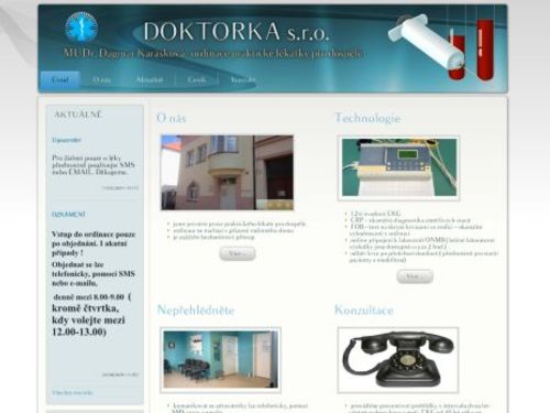 Praktický lékař pro dospělé DOKTORKA s.r.o. - MUDr. Dagmar Karásková