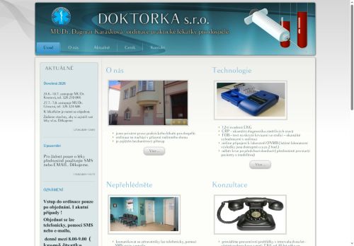 Zobrazit webové stránky Praktický lékař pro dospělé DOKTORKA s.r.o. - MUDr. Dagmar Karásková