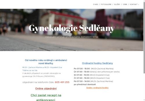 Zobrazit webové stránky Gynekologická ambulance - MUDr. Jan Rapsa