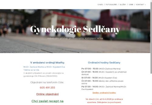 Zobrazit webové stránky Gynekologická ambulance - MUDr. Jan Rapsa