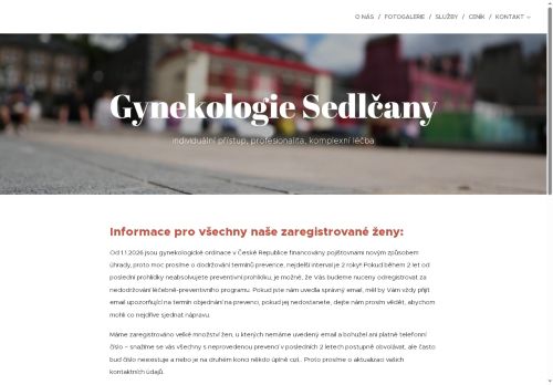 Zobrazit webové stránky Gynekologická ambulance - MUDr. Martina Zachová, MUDr. Eva Kopelent