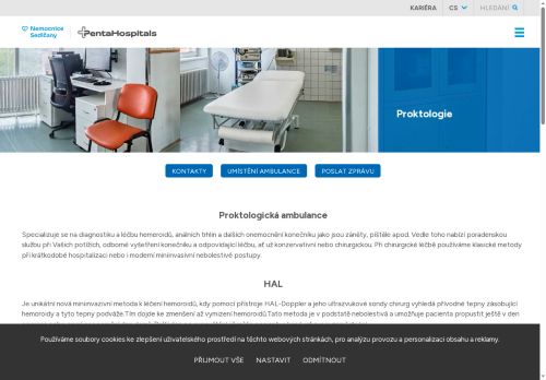 Zobrazit webové stránky Proktologická ambulance - Nemocnice Sedlčany