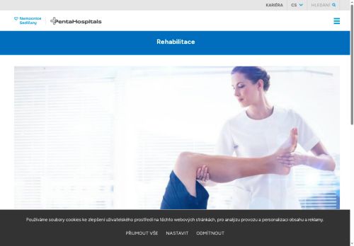 Zobrazit webové stránky Rehabilitační ambulance - Nemocnice Sedlčany - MUDr. Jana Benetinová