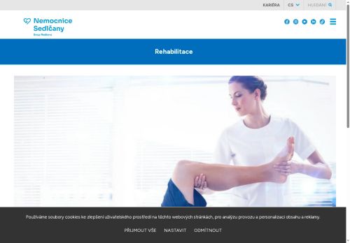 Zobrazit webové stránky Rehabilitační ambulance - Nemocnice Sedlčany - MUDr. Jana Benetinová