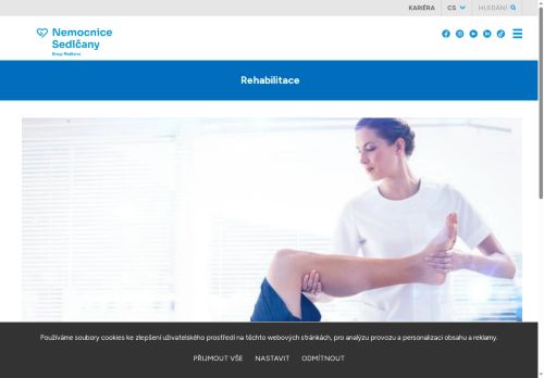 Zobrazit webové stránky Rehabilitační ambulance - Nemocnice Sedlčany - MUDr. Jana Benetinová