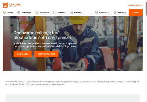 AZ KLIMA a.s. nabízí práci na pozici DĚLNÍK/ DĚLNICE VE VÝROBĚ v obci Milovice