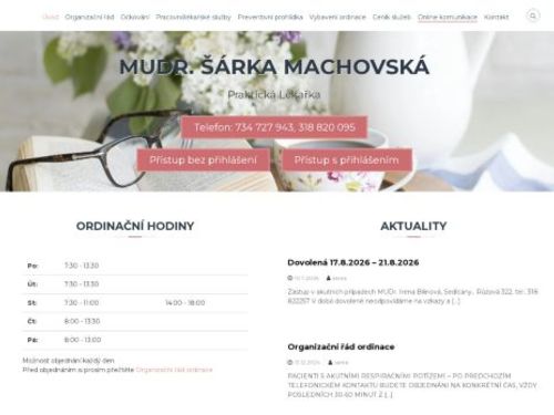Praktický lékař pro dospělé - MUDr. Šárka Machovská