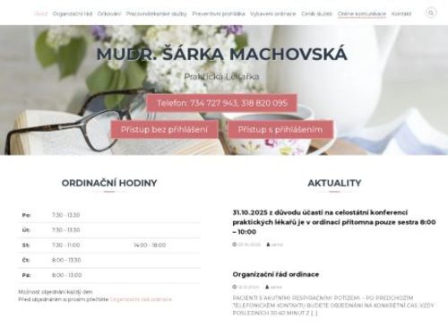 Praktický lékař pro dospělé - MUDr. Šárka Machovská