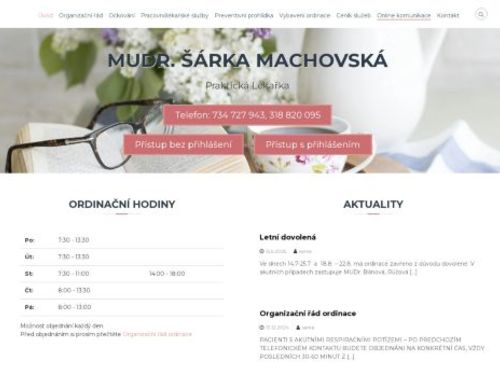 Praktický lékař pro dospělé - MUDr. Šárka Machovská