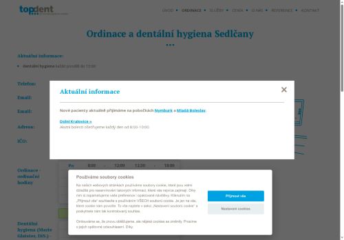 Zobrazit webové stránky Zubní ordinace Topdent s.r.o.