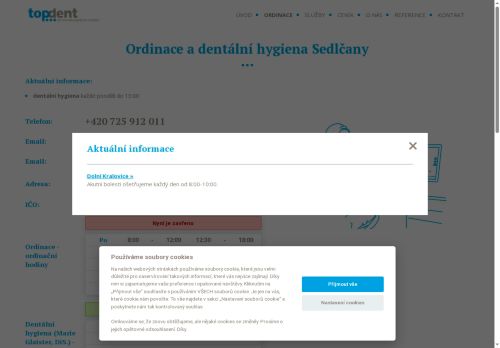 Zobrazit webové stránky Zubní ordinace Topdent s.r.o.