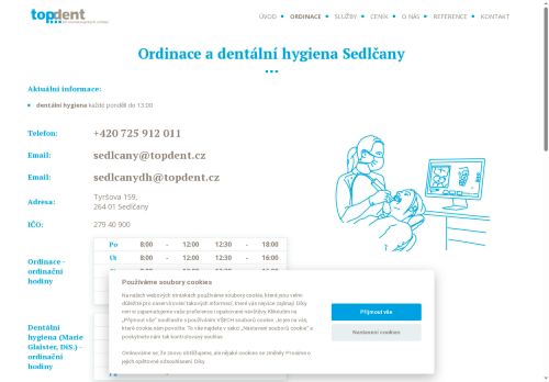 Zobrazit webové stránky Zubní ordinace Topdent s.r.o.
