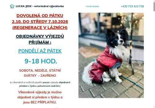 Zobrazit webové stránky LUCKA JEDE - veterinární výjezdovka