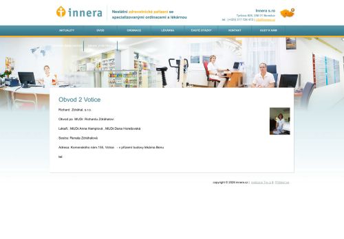 Zobrazit webové stránky Praktický lékař pro dospělé - MUDr. Anna Hamplová, MUDr. Dana Horešovská