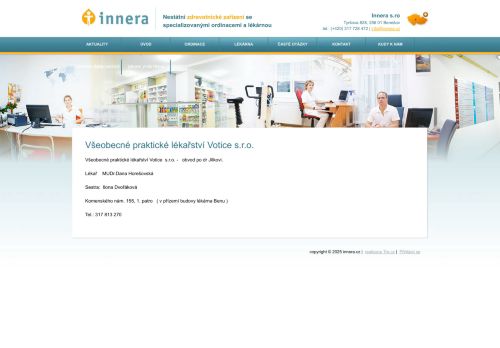 Zobrazit webové stránky Praktický lékař pro dospělé - MUDr. Dana Horešovská