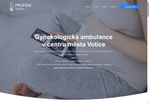 Zobrazit webové stránky Gynekologie PROFEM s.r.o. - MUDr. Martin Valachovič