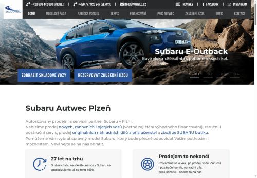 AUTWEC s.r.o. nabízí práci na pozici Automechanik - autoelektrikář v obci Plzeň
