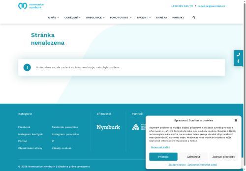 Zobrazit webové stránky Dětská ambulance - Nemocnice Nymburk