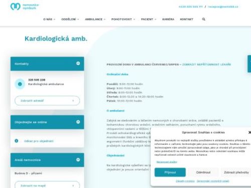 Kardiologická ambulance - Nemocnice Nymburk