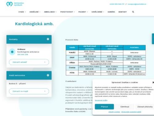 Kardiologická ambulance - Nemocnice Nymburk