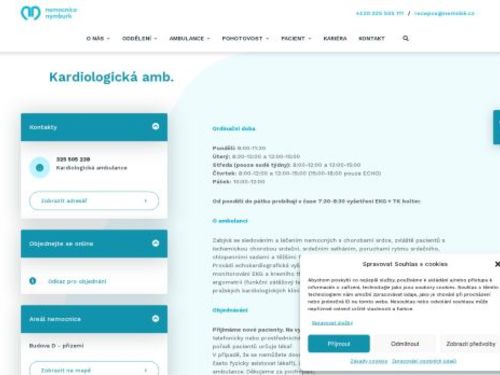 Kardiologická ambulance - Nemocnice Nymburk