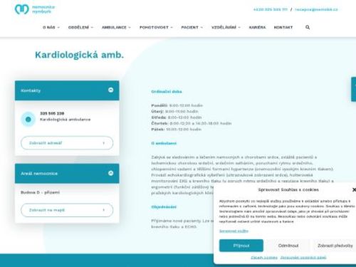 Kardiologická ambulance - Nemocnice Nymburk
