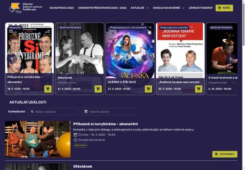 Zobrazit webové stránky Divadlo Na Kovárně