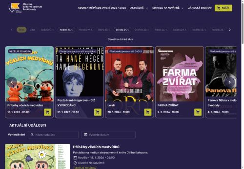 Zobrazit webové stránky Divadlo Na Kovárně