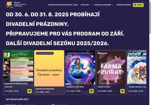 Zobrazit webové stránky Divadlo Na Kovárně