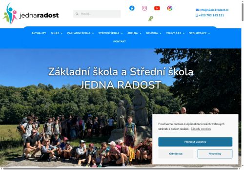 Zobrazit webové stránky Základní škola a Střední škola JEDNA RADOST Pňov – Předhradí