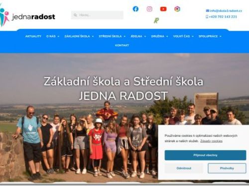 Základní škola a Střední škola JEDNA RADOST Pňov – Předhradí
