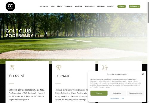 Zobrazit webové stránky Golf Club Poděbrady