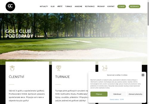 Zobrazit webové stránky Golf Club Poděbrady