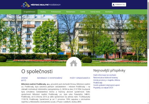 Zobrazit webové stránky Městská realitní Poděbrady