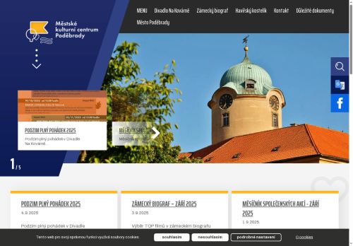 Zobrazit webové stránky Městské kulturní centrum Poděbrady