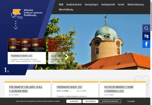 Zobrazit webové stránky Městské kulturní centrum Poděbrady